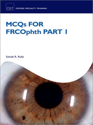 cover image of MCQs for FRCOphth Part 1